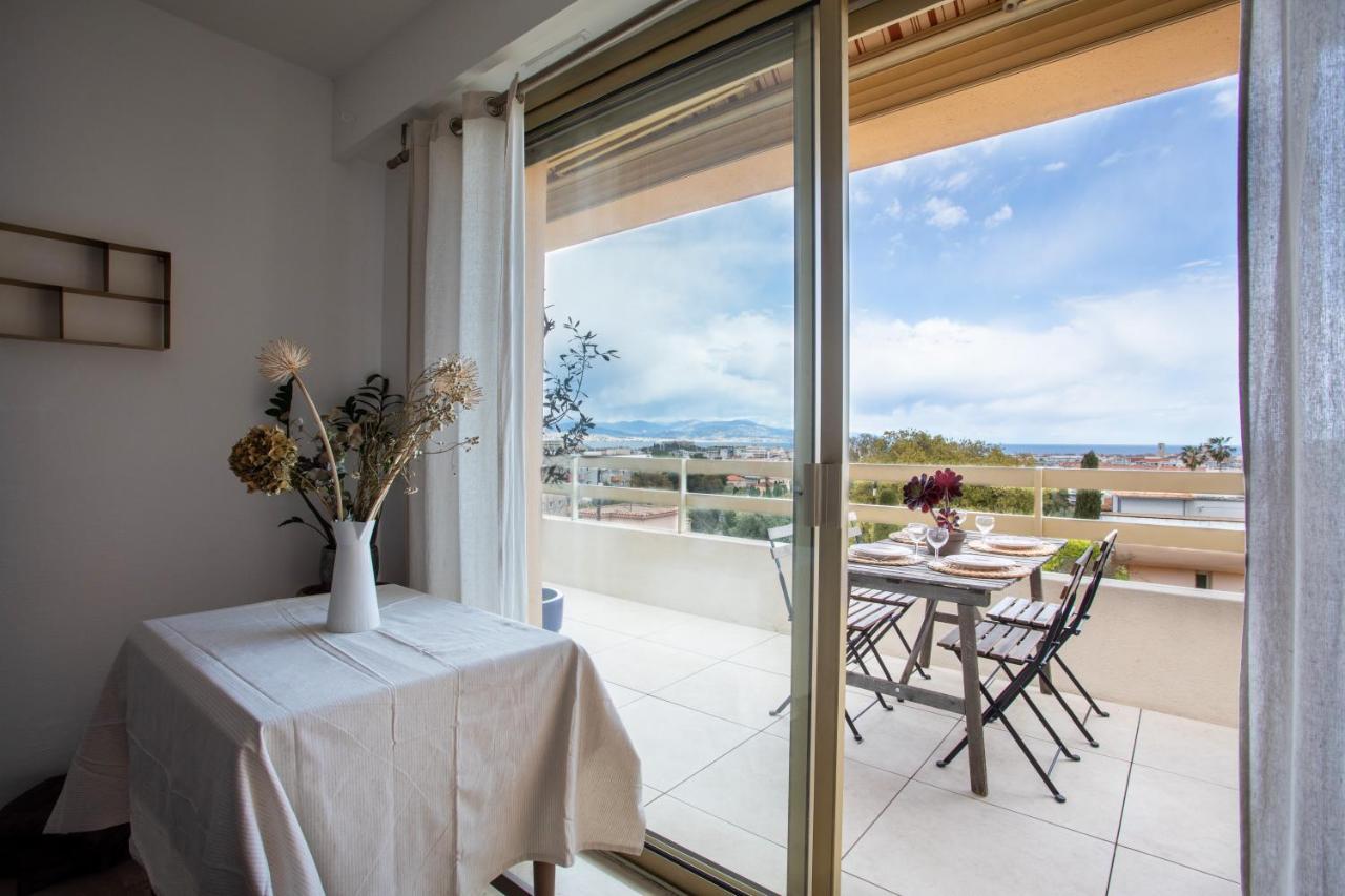 Vue Mer, Terrasse Et Parking Prive Antibes Eksteriør bilde